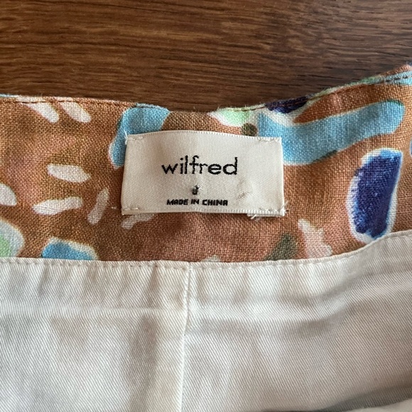 Brown Floral Print Linen/Lin Fatale Camisole Tube Top - Picture 4 of 9